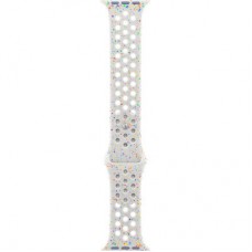 Ремінець до смарт-годинника Apple 45mm Pure Platinum Nike Sport Band - S/M (MUV03ZM/A)