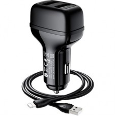 Зарядний пристрій HOCO Z36 charger set(iP) 2xUSB Black (6931474727732)