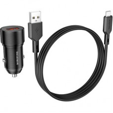 Зарядний пристрій BOROFONE BZ19A charger set (Micro) USB-A Black (BZ19AMB)