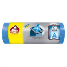 Пакети для сміття Помічниця 120 л 20 шт. (4820012340019)