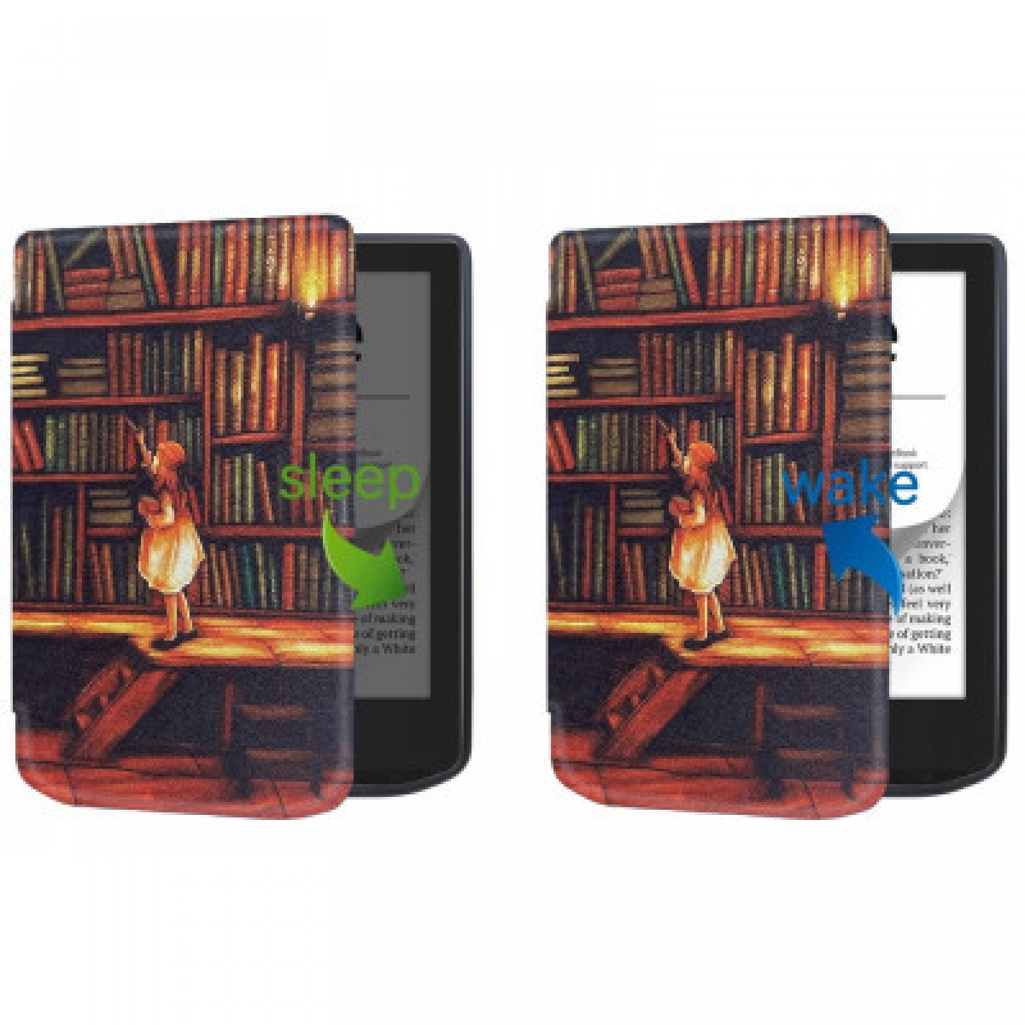Чохол до електронної книги BeCover Smart Case PocketBook 629 Verse / 634 Verse Pro 6" Library Girl (710975)