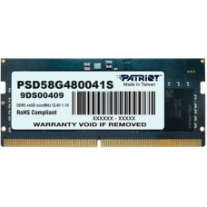 Модуль пам'яті для ноутбука SoDIMM DDR5 8GB 4800 MHz Patriot (PSD58G480041S)