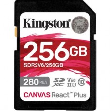 Карта пам'яті Kingston 256GB SDXC class 10 UHS-II U3 Canvas React Plus (SDR2V6/256GB)