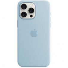 Чохол до мобільного телефона Apple iPhone 15 Pro Max Silicone Case with MagSafe - Light Blue,Model A3126 (MWNR3ZM/A)