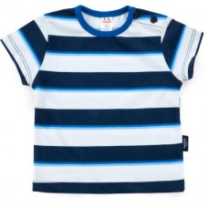 Футболка дитяча Breeze в смужку (791-1-86-blue)