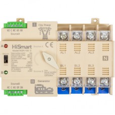Автоматичний вимикач HiSmart W2R-4P 220V 100A (HS082505)