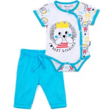 Набір дитячого одягу Miniworld з їжаком (14960-62B-blue)