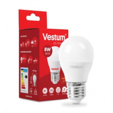 Лампочка Vestum G45 8W 3000K 220V E27 (1-VS-1210)