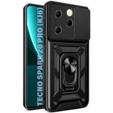 Чохол до мобільного телефона BeCover Military Tecno Spark 20 Pro (KJ6) Black (711022)