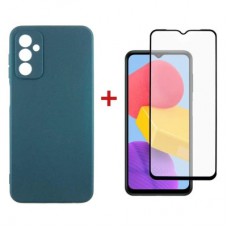 Чохол до мобільного телефона Dengos Samsung Galaxy M13 Case + Glass (Green) (DG-KM-73)