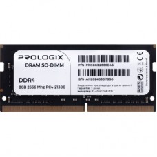 Модуль пам'яті для ноутбука SoDIMM DDR4 8GB 2666 MHz Prologix (PRO8GB2666D4S)