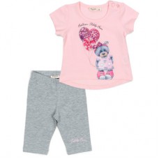 Набір дитячого одягу Breeze з ведмедиком (13374-104G-pink)