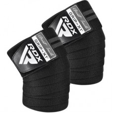 Бинт для спорту RDX на коліна KR11 GYM Knee Wrap Black/Grey (WAH-KR11BG)
