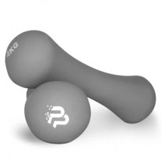 Гантель PowerPlay неопренові 4126 Spartacus 2 х 4 кг Сірі (PP_4126_4kg_2in)