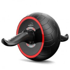 Ролик для преса PowerPlay зі зворотним механізмом AB Wheel Pro Чорно-червоний (PP_4326_Black/Red)