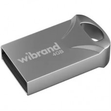 USB флеш накопичувач Wibrand 4GB Hawk Silver USB 2.0 (WI2.0/HA4M1S)