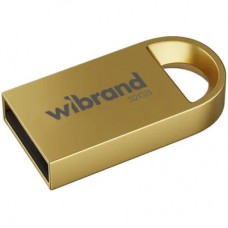 USB флеш накопичувач Wibrand 32GB lynx Gold USB 2.0 (WI2.0/LY32M2G)