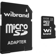 Карта пам'яті Wibrand 32GB microSD class 10 UHS-I (WICDHU1/32GB-A)