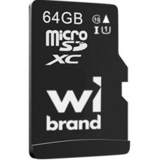 Карта пам'яті Wibrand 64GB mictoSD class 10 UHS-I (WICDXU1/64GB)