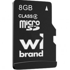 Карта пам'яті Wibrand 8GB mictoSD class 4 (WICDC4/8GB)