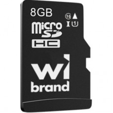 Карта пам'яті Wibrand 8GB mictoSD class 10 (WICDHC10/8GB)