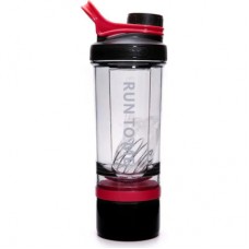 Шейкер спортивний Casno 600 мл KXN-1199 з вінчиком Сірий/Червоний (KXN-1199_Grey/Red)