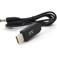 Кабель живлення USB to DC 5.5x2.5 12V 1.0m OEM (29886) Voltronic (KPFR/5-12)