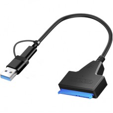 Адаптер USB3.0 Type-A/C HDD 2,5" SATA II/III / SSD Dynamode (DM-AD-SATA-U3)