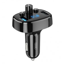 FM модулятор XO BCC-02 3.1A/2 USB Black (ВCC-02)