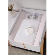Пеленальний матрацик Верес Summer Bunny pink NEW 50х70 см (426.3.1)