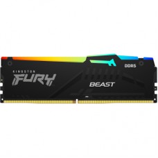 Модуль пам'яті для комп'ютера DDR5 16GB 6400 MHz Beast RGB XMP Kingston Fury (ex.HyperX) (KF564C32BBA-16)