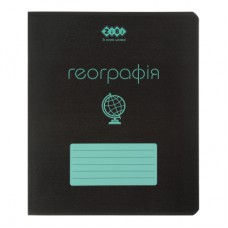 Зошит ZiBi предметний BLACK 48 аркушів клітинка, географія (ZB.1700-06)