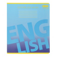 Зошит ZiBi предметний GRADIENT 48 аркушів клітинка, англійська мова (ZB.1702-14)