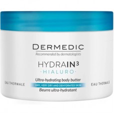 Крем для тіла Dermedic Hydrain3 Hialuro Ultra-Hydrating Body Butter 225 мл (5901643176105)