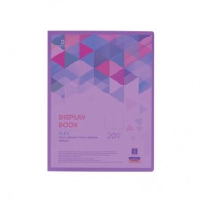Папка з файлами Optima А4 з 20 файлами "FLEX", фіолетова (O32122-12)
