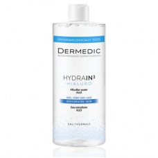 Міцелярна вода Dermedic Hydrain 3 Hialuro H2O 500 мл (5901643174569)