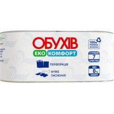 Туалетний папір Обухів Еко Комфорт 1 шар 2 рулони (4820003838679)