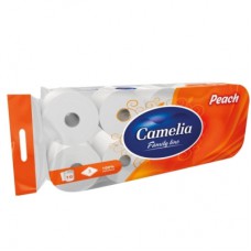 Туалетний папір Camelia Персик 3 шари 10 рулонів (8606111248038)
