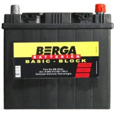 Акумулятор автомобільний Berga Basicblock 60Ah ASIA Ев (-/+) (510EN) (5604120517902)