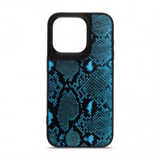 Чохол до мобільного телефона Harder Genuine Snake Apple iPhone 14 Pro Dark Blue (ARM76787)