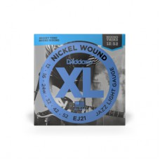 Струни для гітари D'Addario XL Nickel Wound Jazz Light (12-52) (EJ21)