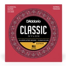 Струни для гітари D'Addario Student Classics Normal Tension 3/4 (EJ27N 3/4)