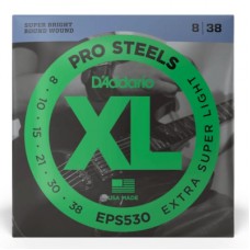 Струни для гітари D'Addario XL ProSteels Extra Super Light (8-38) (EPS530)