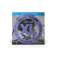 Струни для гітари D'Addario XL Nickel Wound Medium (11-49) (EXL115)