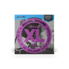 Струни для гітари D'Addario XL Nickel Wound Balanced Tension Super Light (09-40) (EXL120BT)