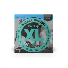 Струни для гітари D'Addario XL Nickel Wound Baritone Light (13-62) (EXL158)