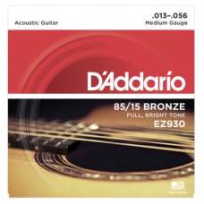 Струни для гітари D'Addario 85/15 Bronze Medium (13-56) (EZ930)