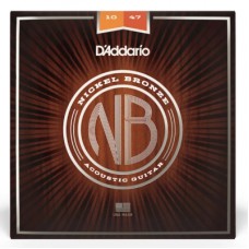 Струни для гітари D'Addario Nickel Bronze Extra Light (10-47) (NB1047)