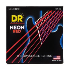 Струни для гітари DR Strings NEON Red Electric - Medium (10-46) (NRE-10)