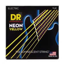 Струни для гітари DR Strings NEON Yellow Electric - Light (09-42) (NYE-9)